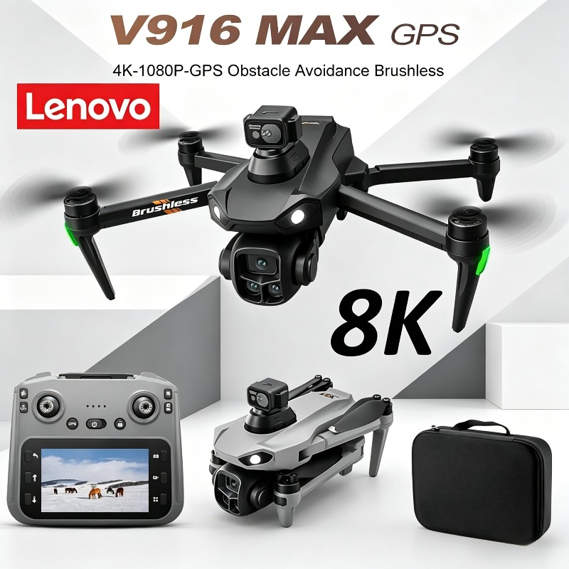 Drone E88Pro Rc 4K - Lenovo V916MAX Profesyonel 8K Drone HD