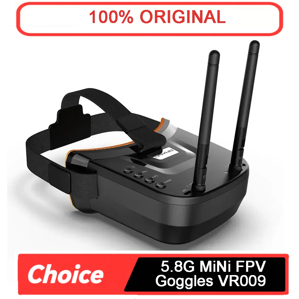 Fpv Goggles Headset - VR009 5.8G FPV Gözlük, 40 Kanal,