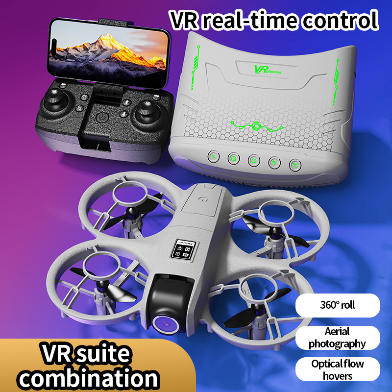 Drone Rc Plegable - X228 VR FPV Drone HD Çift