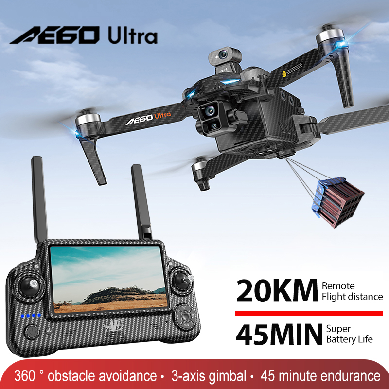 Drone Rc Plegable - AE60 GPS Drone Profesyonel 8K Kamera