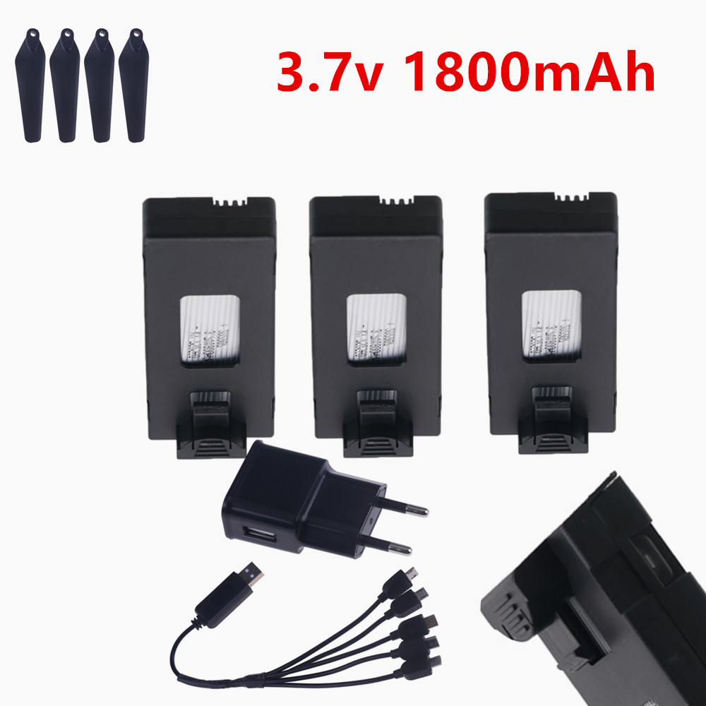 Drone Rc E99 K3 - Şarj edilebilir 3.7V Lipo Pil 1800mAh