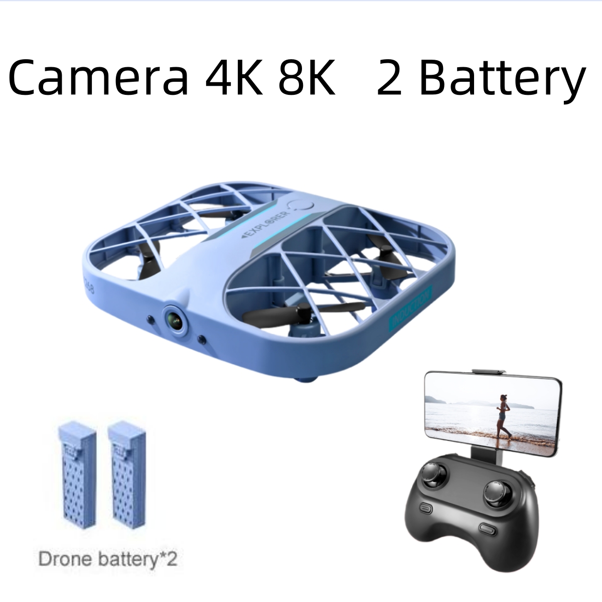 Drone Rc Plegable - JJRC H107 FPV RC Drone, 2