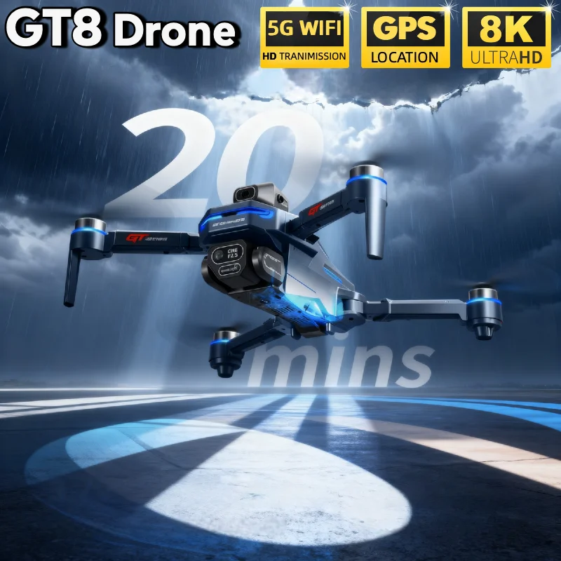 LSRC GT8 Drone 4K Profesyonel  - Drone Gps Rc Tt36 incelemesi ve fiyatı