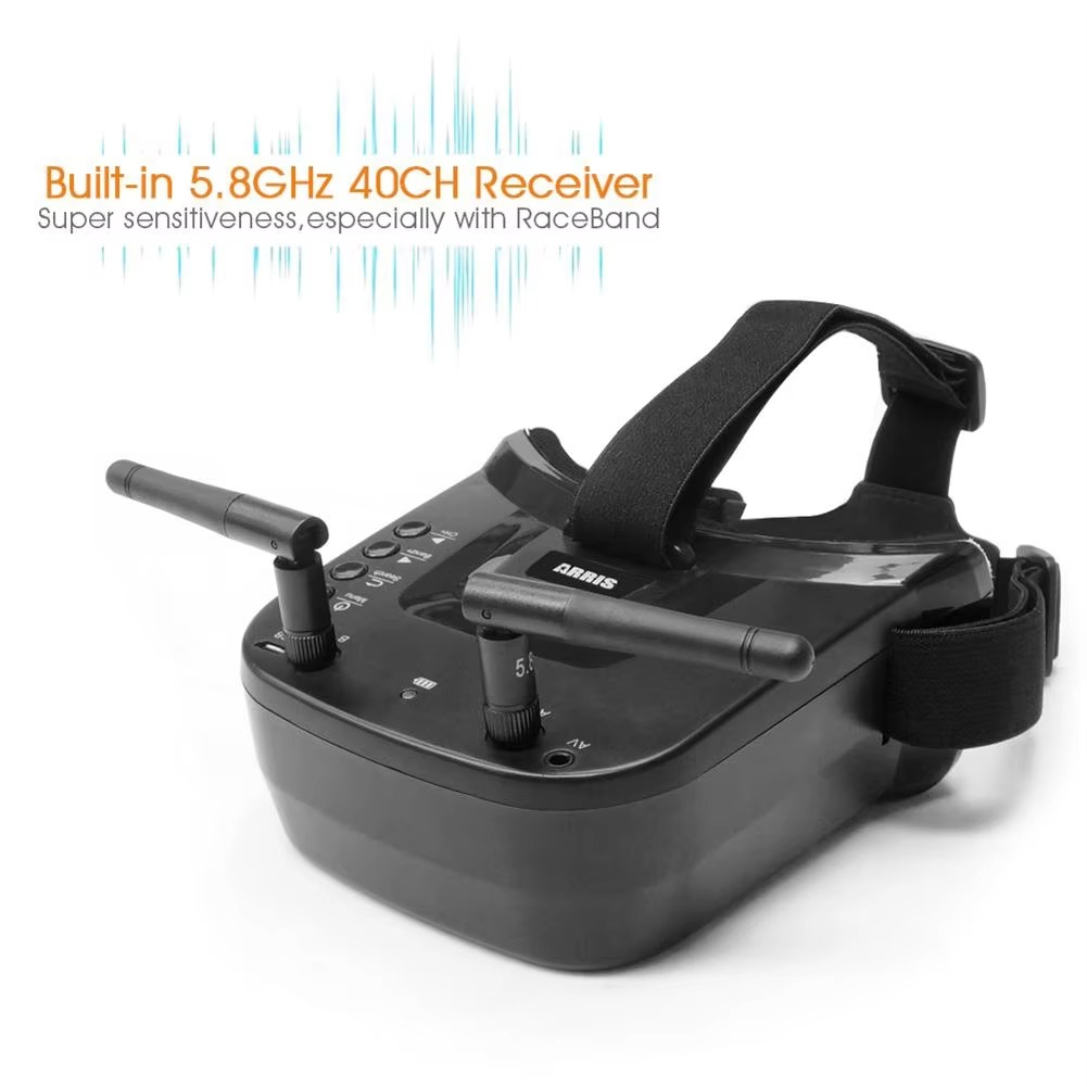 DroMa5.8G FPV Gözlüğü 40CH 3 İ - Fpv Goggles Headset incelemesi ve fiyatı