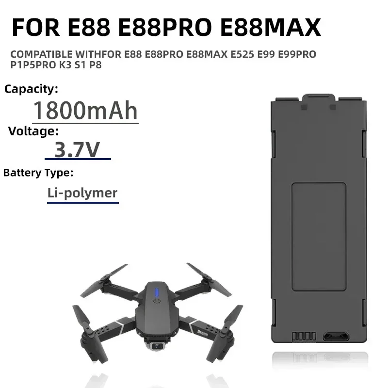 1-10 adet E99 Pro Drone pili P - Drone Rc E99 K3 incelemesi ve fiyatı