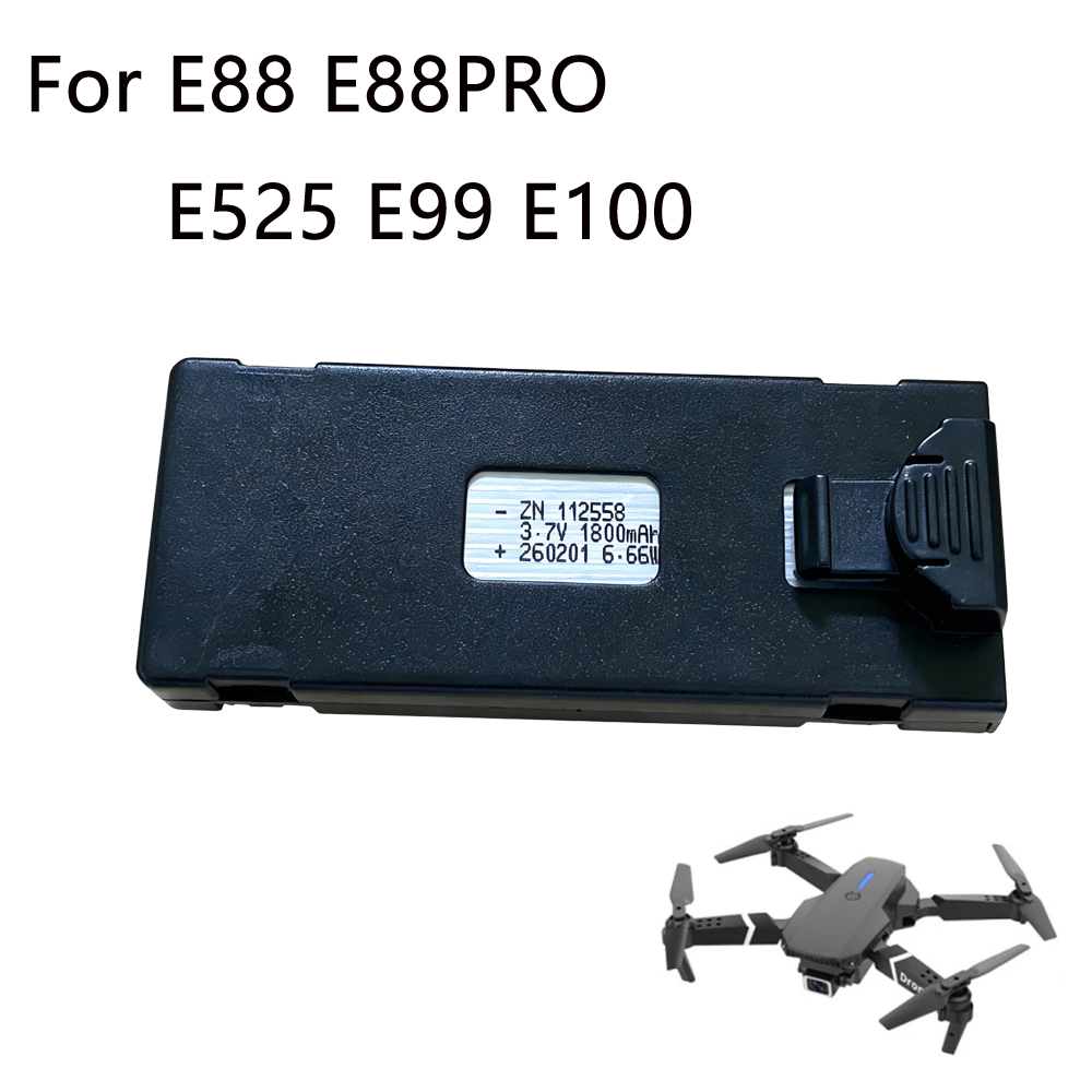 E88 drone pili 3.7V 1800mAh şa - Drone Rc E99 K3 incelemesi ve fiyatı