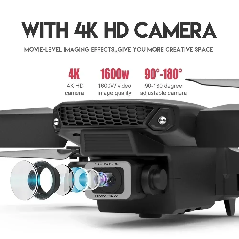 E88 Pro WIFI FPV Drone Geniş A - Drone Rc Plegable incelemesi ve fiyatı
