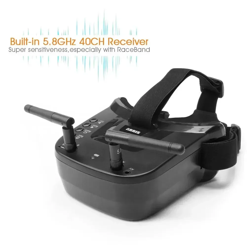 VR009 5.8G FPV Gözlük, 40 Kana - Fpv Goggles Headset incelemesi ve fiyatı