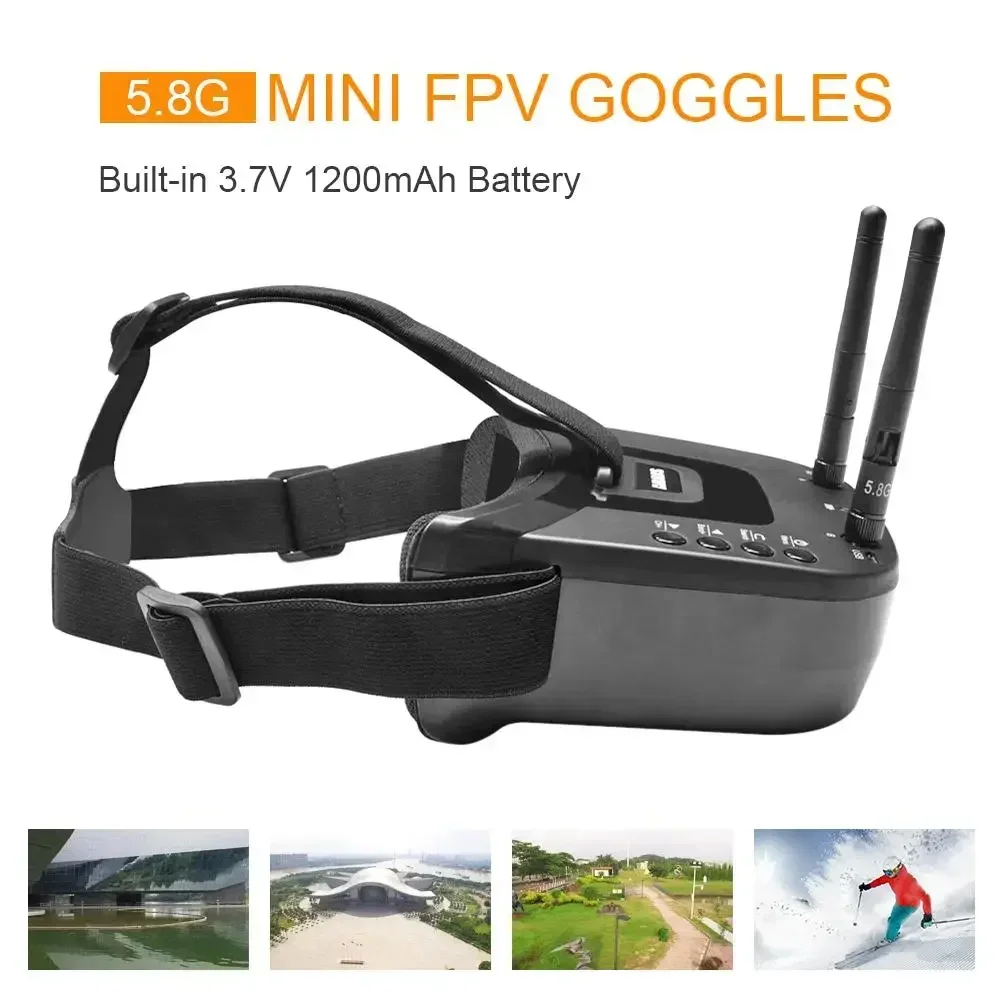 VR009 5.8G FPV Gözlük, 40 Kana - Fpv Goggles Headset incelemesi ve fiyatı