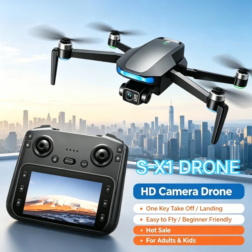 Orijinal S-X1 GPS Drone 8K HD  - Drone X1 Rc incelemesi ve fiyatı