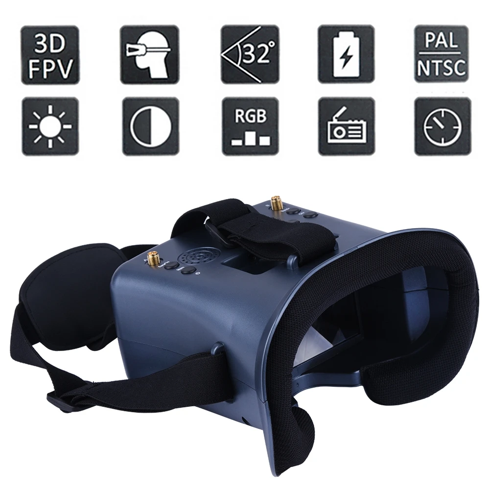 5.8G 40CH 4.3 Inç 800*480 Vide - Fpv Goggles Headset incelemesi ve fiyatı
