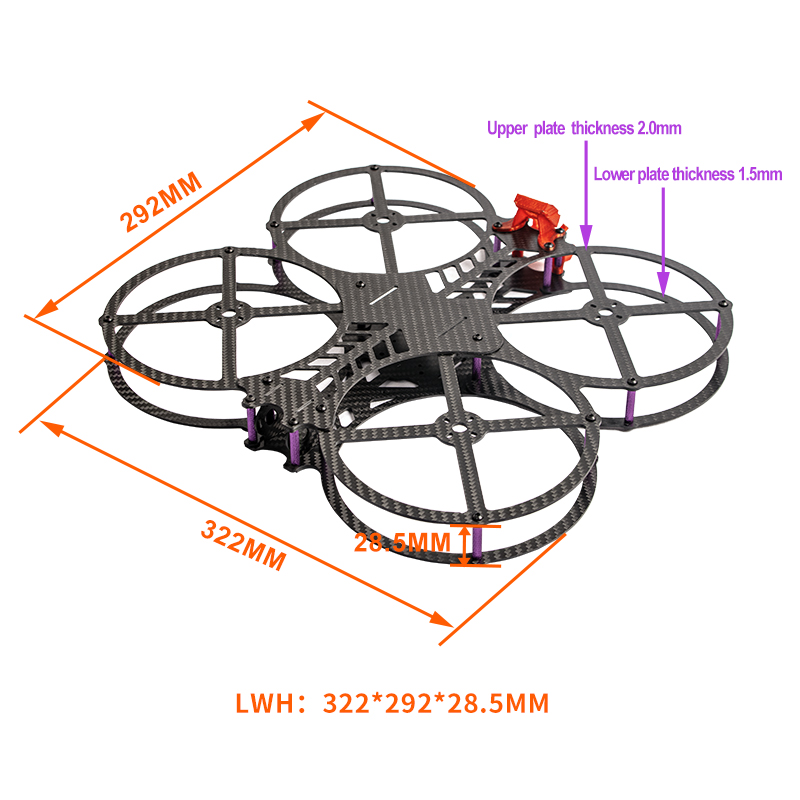 YENI 5 inç AOS Cine O5 EVO V1. - Drone Frame 5 Inch incelemesi ve fiyatı