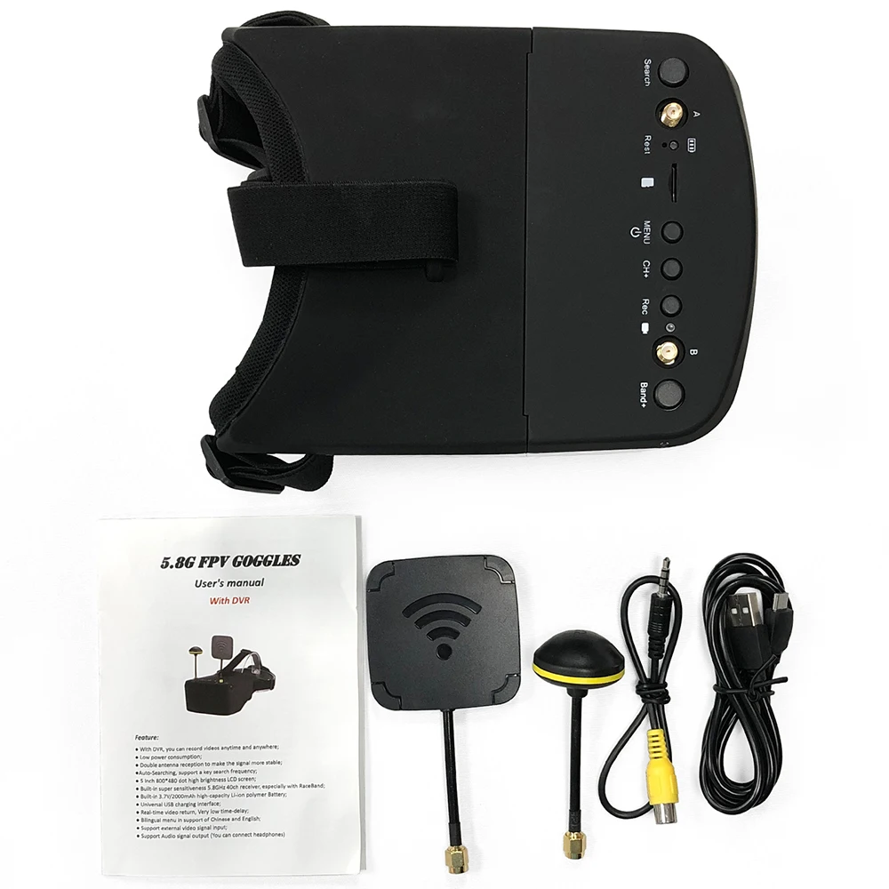 UniFly 9IMOD LS-800D 5.8G 40CH - Fpv Goggles Headset incelemesi ve fiyatı