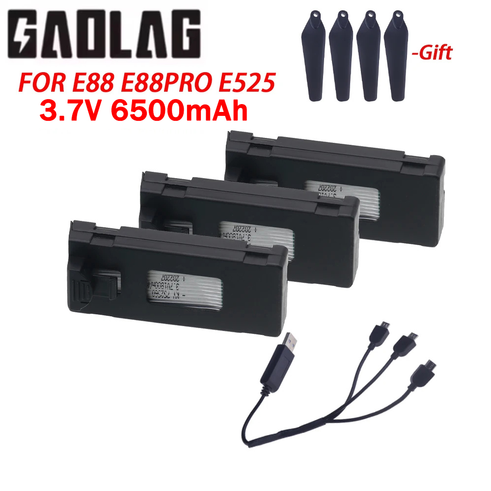 3.7V 6500mAh Şarj Edilebilir R - Drone Rc E99 K3 incelemesi ve fiyatı